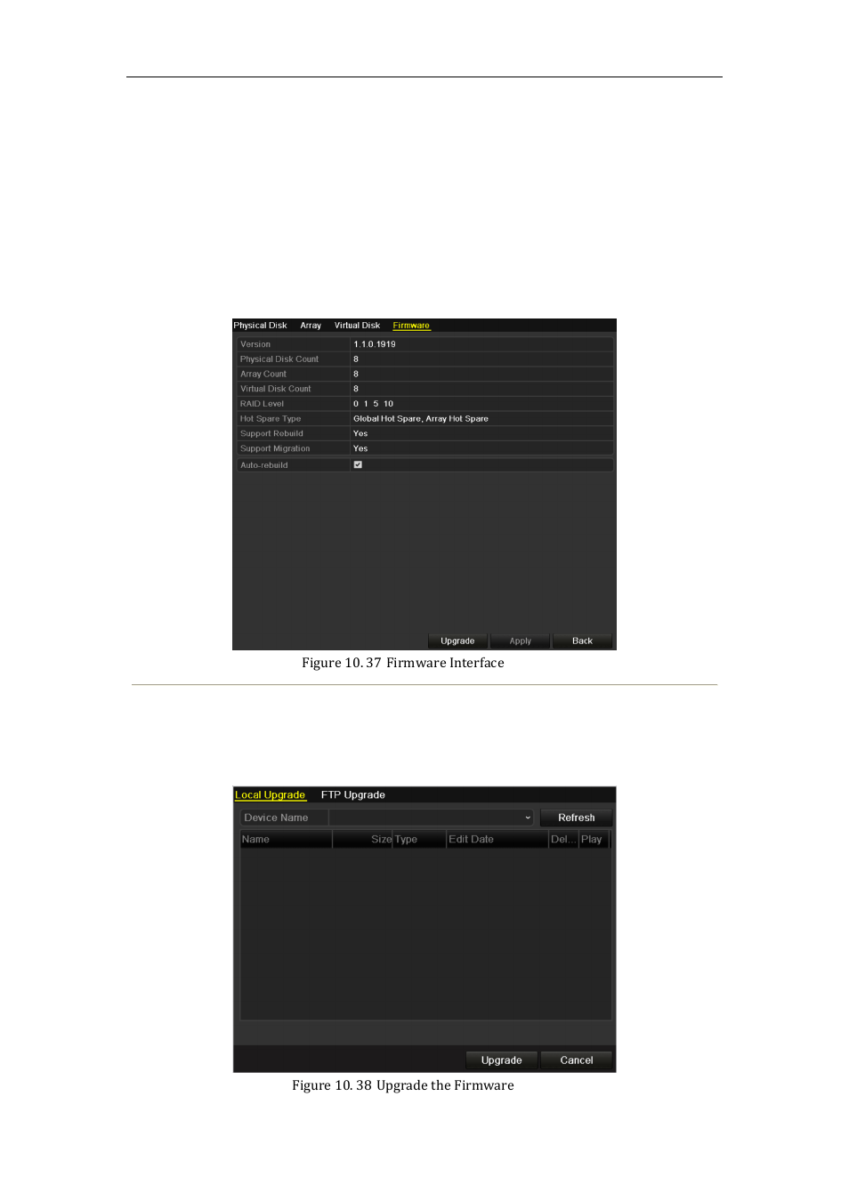Upgrading firmware, 6 upgrading firmware | LT Security LTN8600 Series NVR (V2.3.2) User Manual | Page 167 / 215