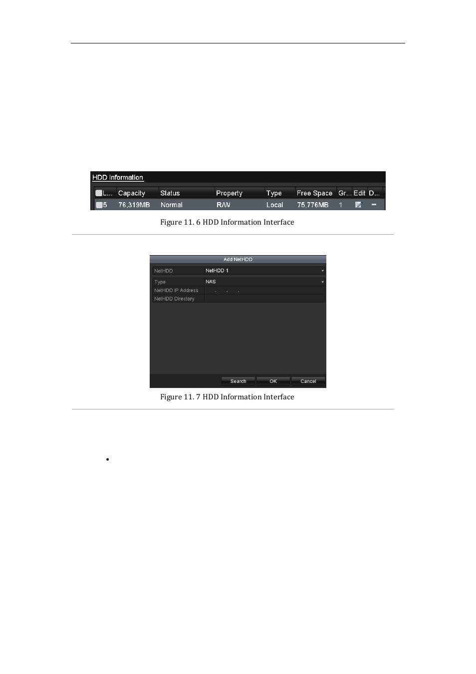 Managing network hdd, 2 managing network hdd | LT Security LTN8600 Series NVR (V2.3.2) User Manual | Page 171 / 215