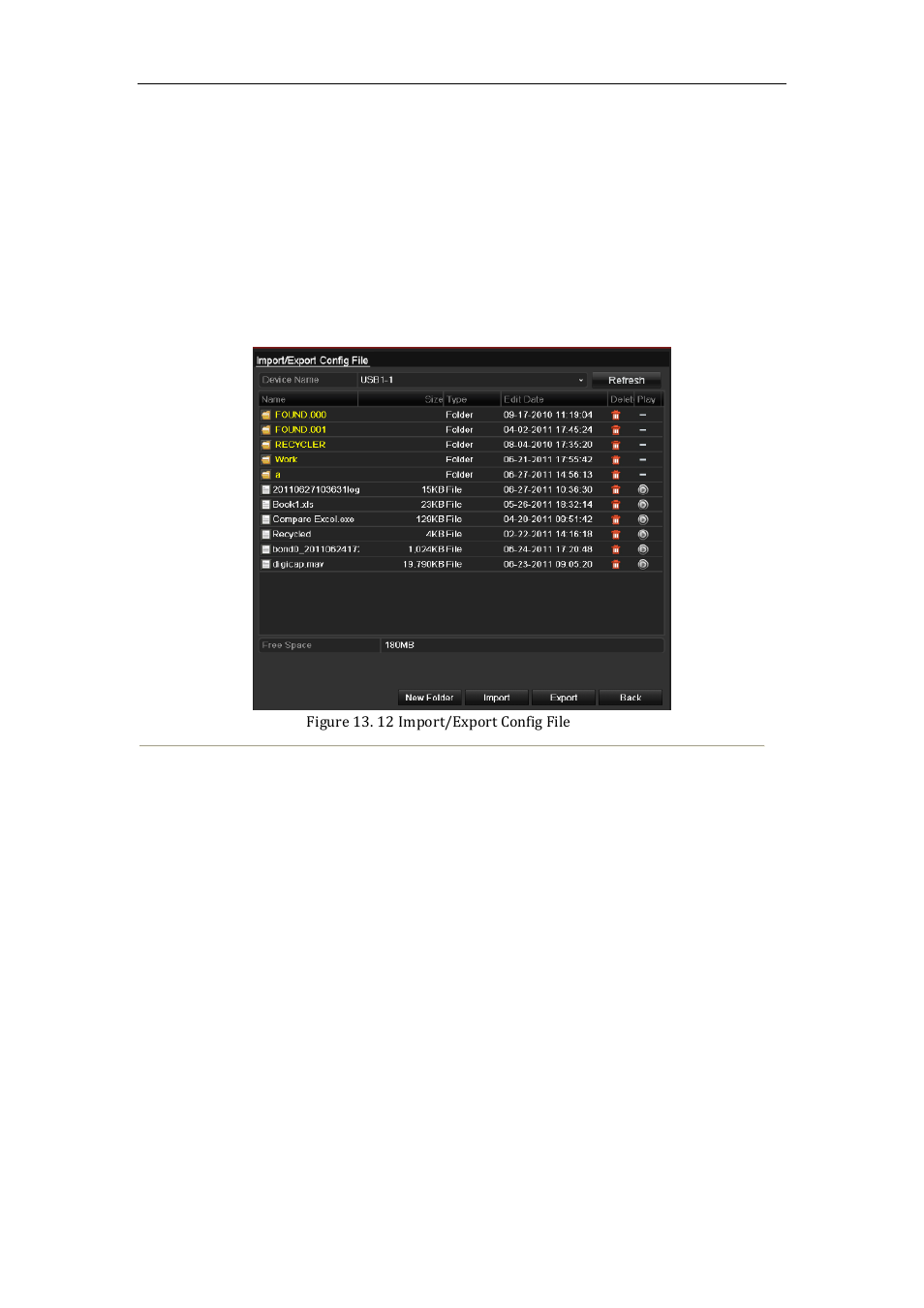 Importing/exporting configuration files, 3 importing/exporting configuration files | LT Security LTN8600 Series NVR (V2.3.2) User Manual | Page 195 / 215