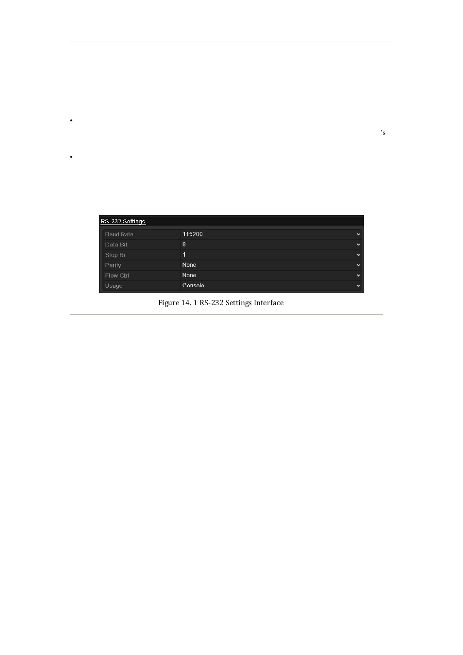 Configuring rs-232 serial port, 1 configuring rs-232 serial port | LT Security LTN8600 Series NVR (V2.3.2) User Manual | Page 200 / 215