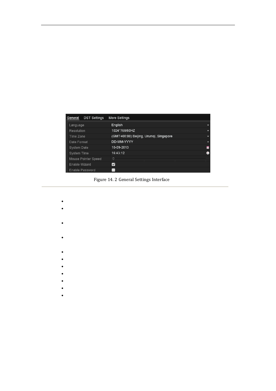 Configuring general settings, 2 configuring general settings | LT Security LTN8600 Series NVR (V2.3.2) User Manual | Page 201 / 215