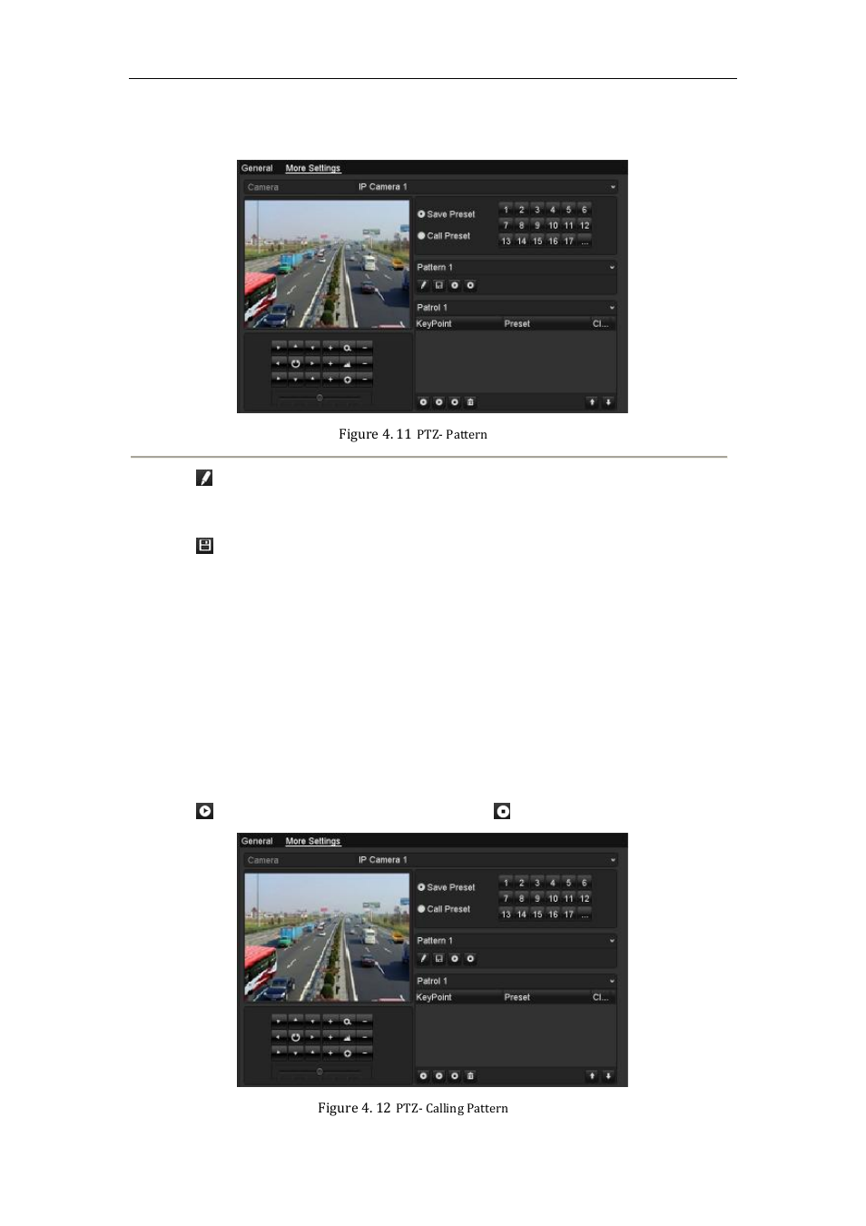 Calling patterns, 6 calling patterns | LT Security LTN8600 Series NVR (V2.3.2) User Manual | Page 59 / 215