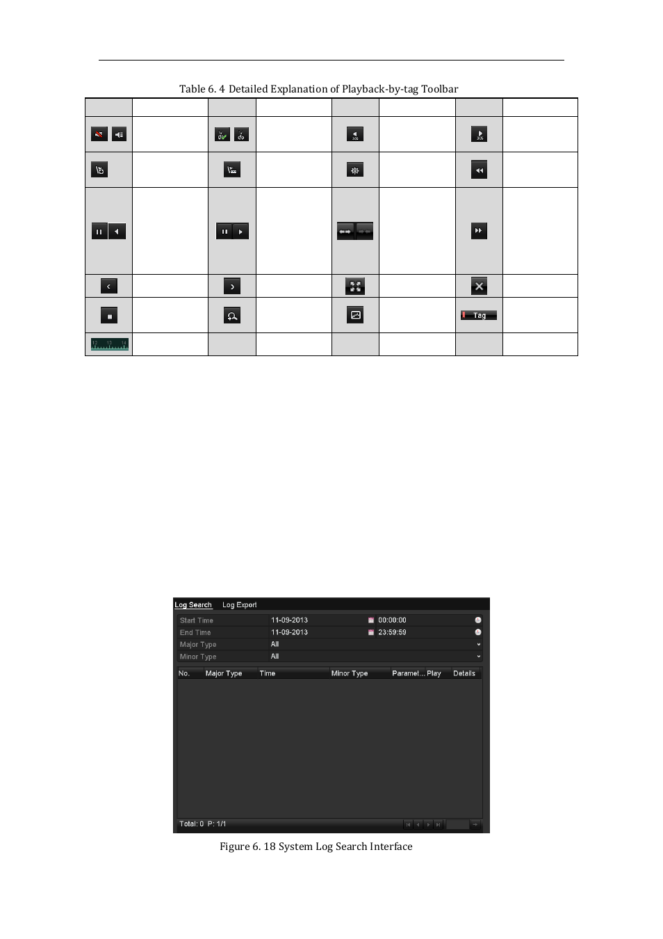 Playing back by system logs, 5 playing back by system logs | LT Security LTN8600 Series NVR (V2.3.2) User Manual | Page 92 / 215