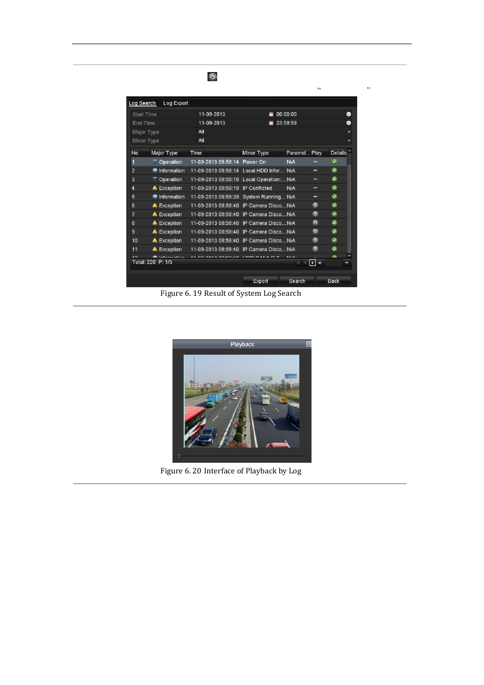 Playing back external file, 6 playing back external file | LT Security LTN8600 Series NVR (V2.3.2) User Manual | Page 93 / 215