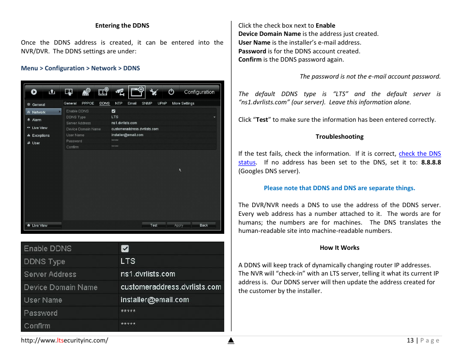 LT Security LTN7732-P8 Platinum Setup Guide User Manual | Page 13 / 24