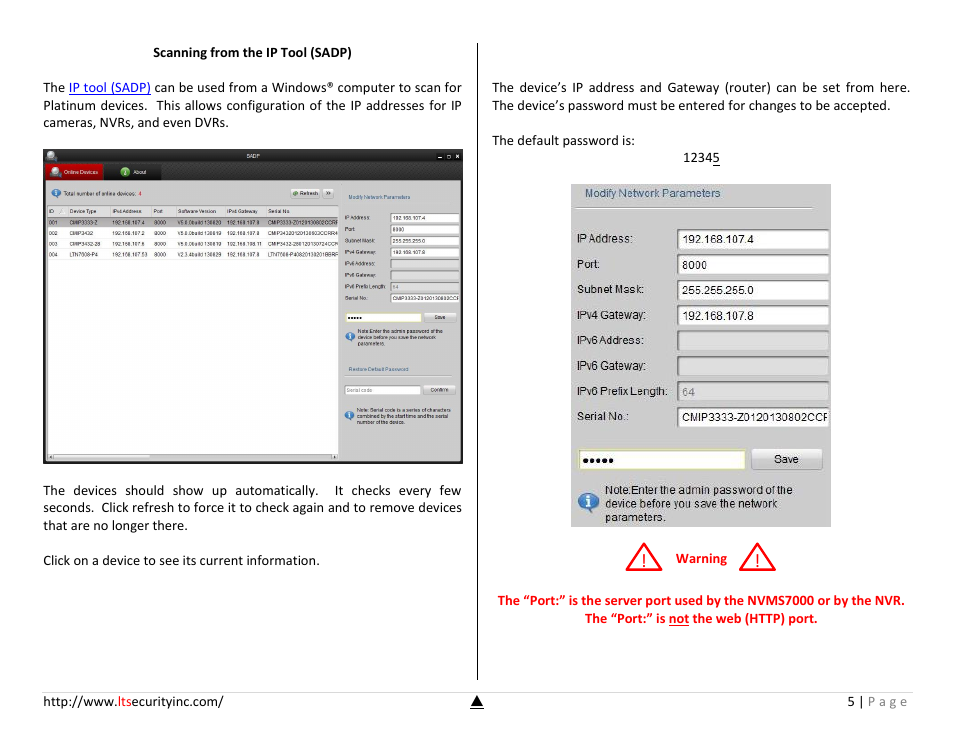 LT Security LTN7732-P8 Platinum Setup Guide User Manual | Page 5 / 24