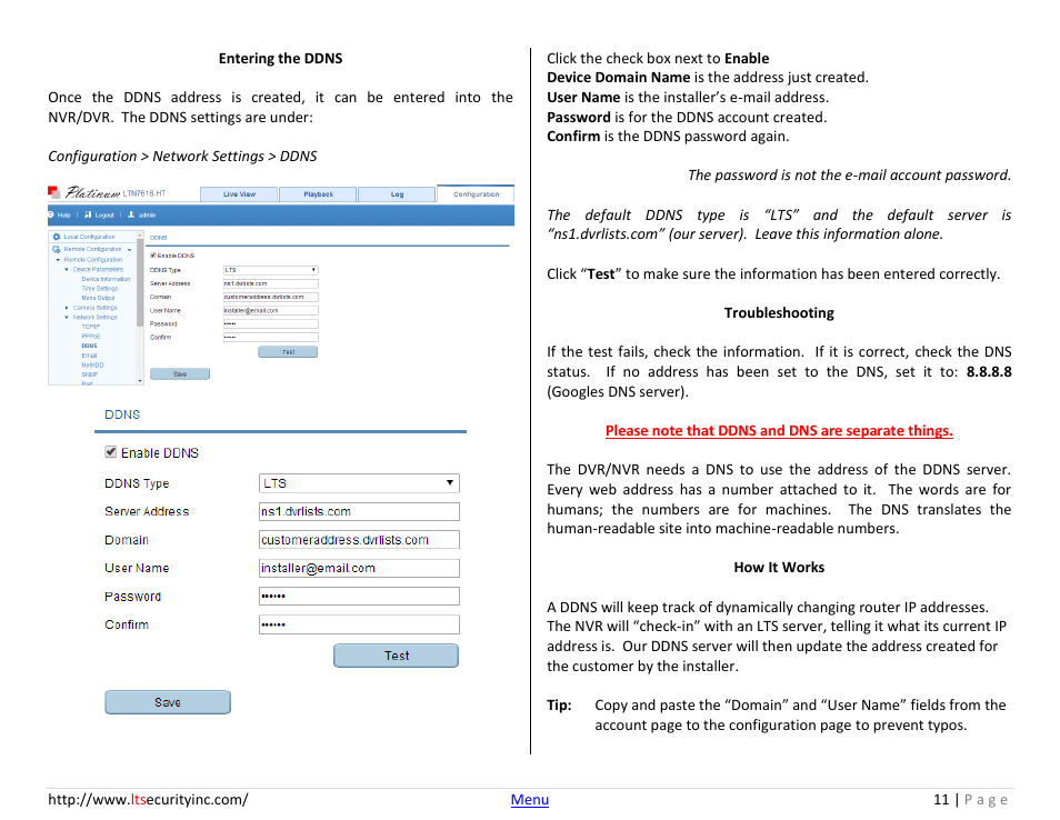 LT Security LTN7732-P8 Platinum Web Guide User Manual | Page 11 / 28