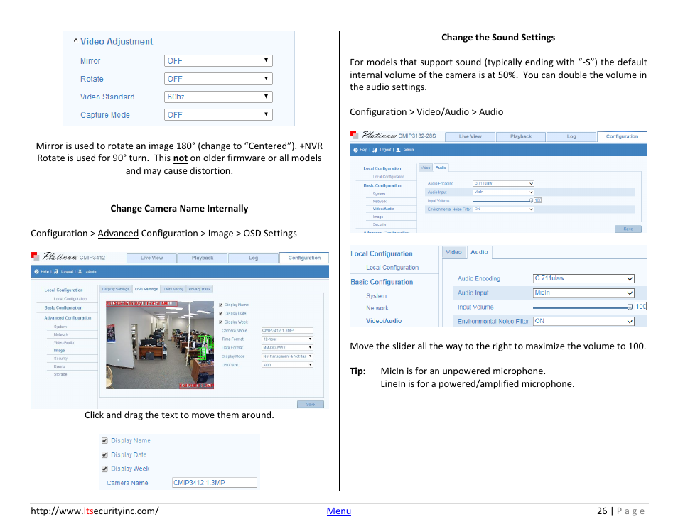 LT Security LTN7732-P8 Platinum Web Guide User Manual | Page 26 / 28