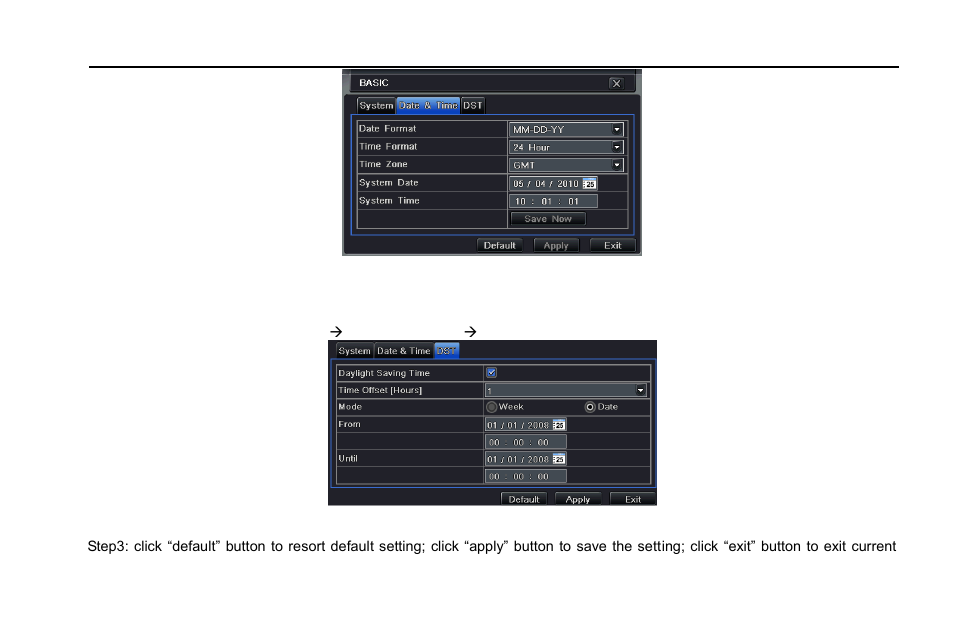 3 dst | LT Security LTD2308SE-B User Manual | Page 26 / 116