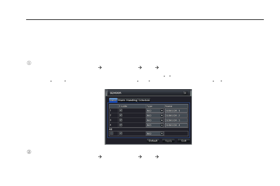 5 alarm configuration, 1 sensor | LT Security LTD2308SE-B User Manual | Page 36 / 116
