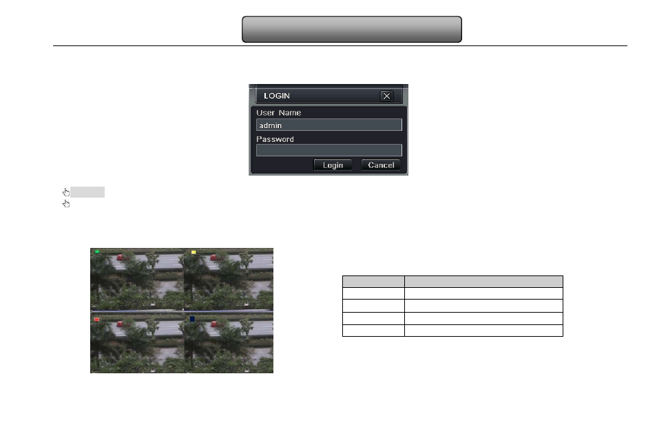 Login, Live preview, 2 login | 3 live preview | LT Security LTD2316SE-SL User Manual | Page 18 / 99