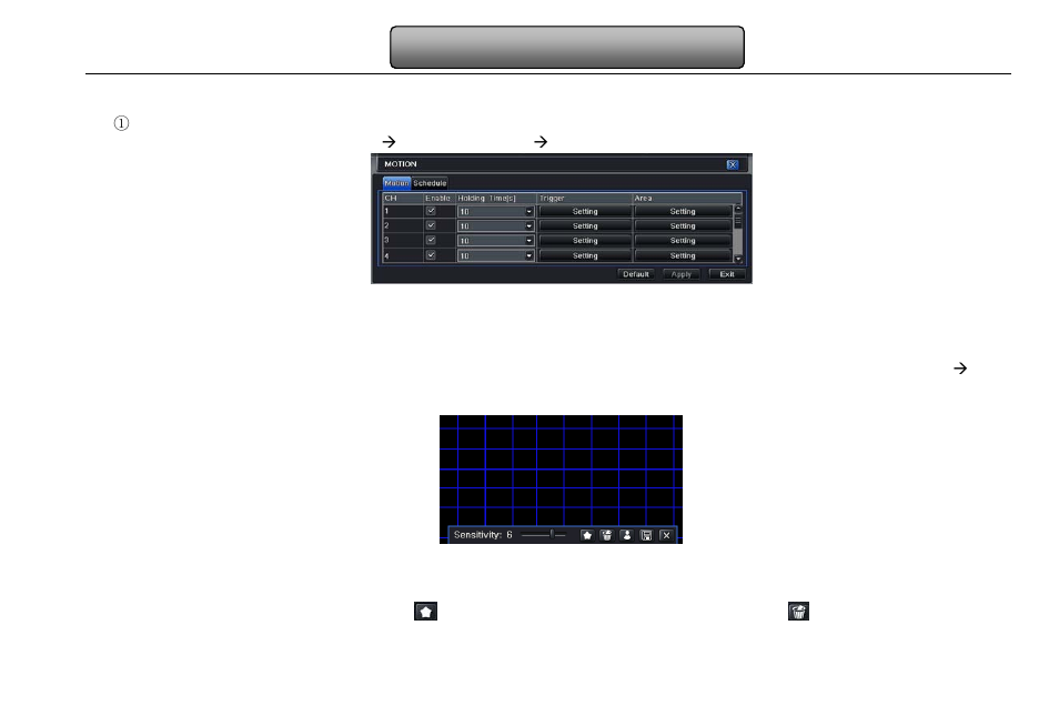 Motion, 2 motion | LT Security LTD2316SE-SL User Manual | Page 34 / 99