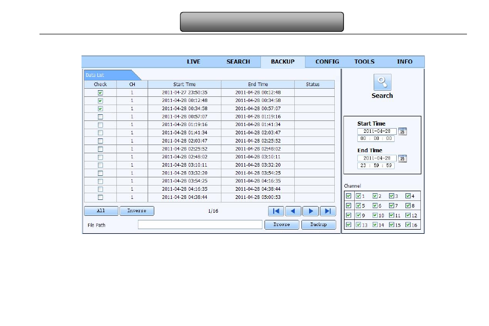 Remote backup, 2 remote backup | LT Security LTD2316SE-SL User Manual | Page 66 / 99