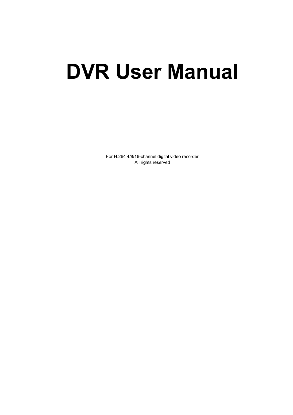 LT Security LTD7926 User Manual | 111 pages