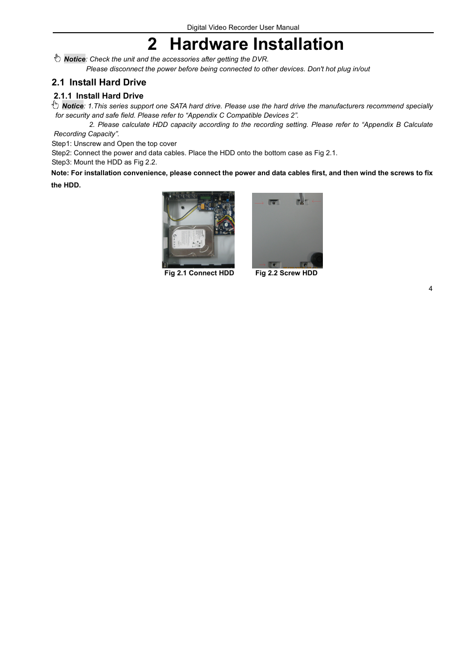 2 hardware installation | LT Security LTD7926 User Manual | Page 10 / 111