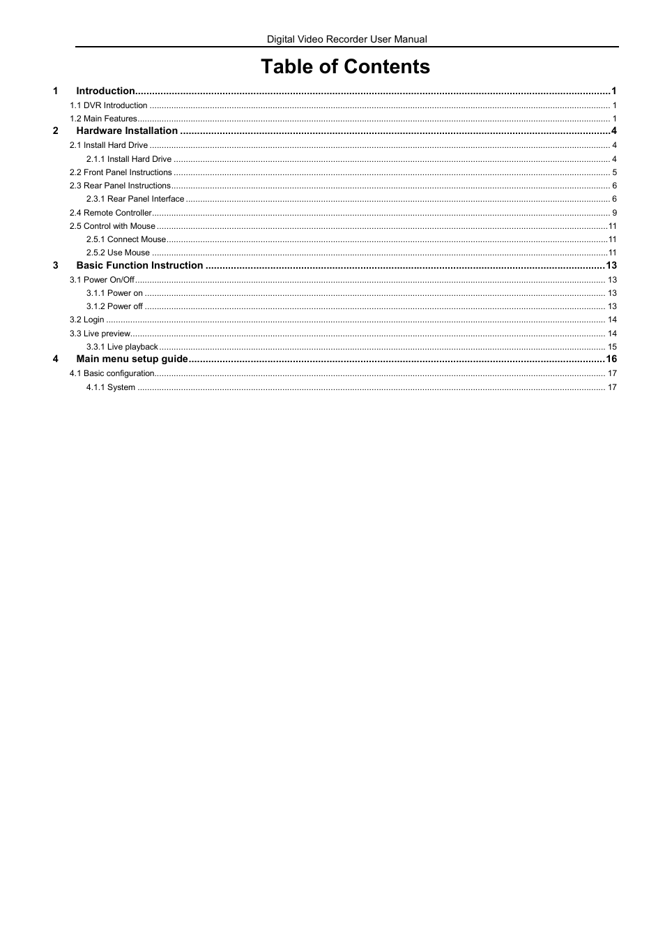 LT Security LTD7926 User Manual | Page 3 / 111