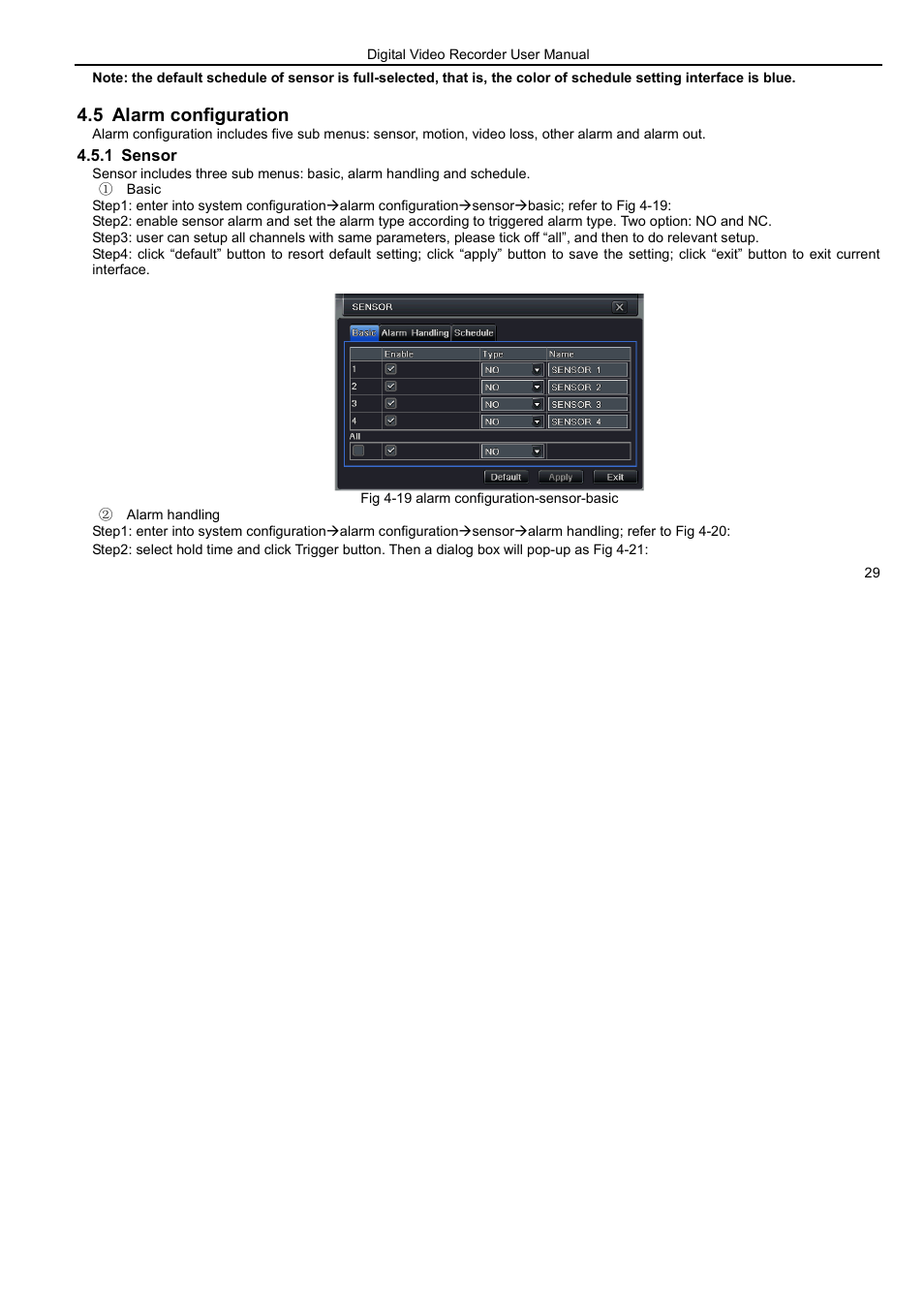 5 alarm configuration | LT Security LTD7926 User Manual | Page 35 / 111