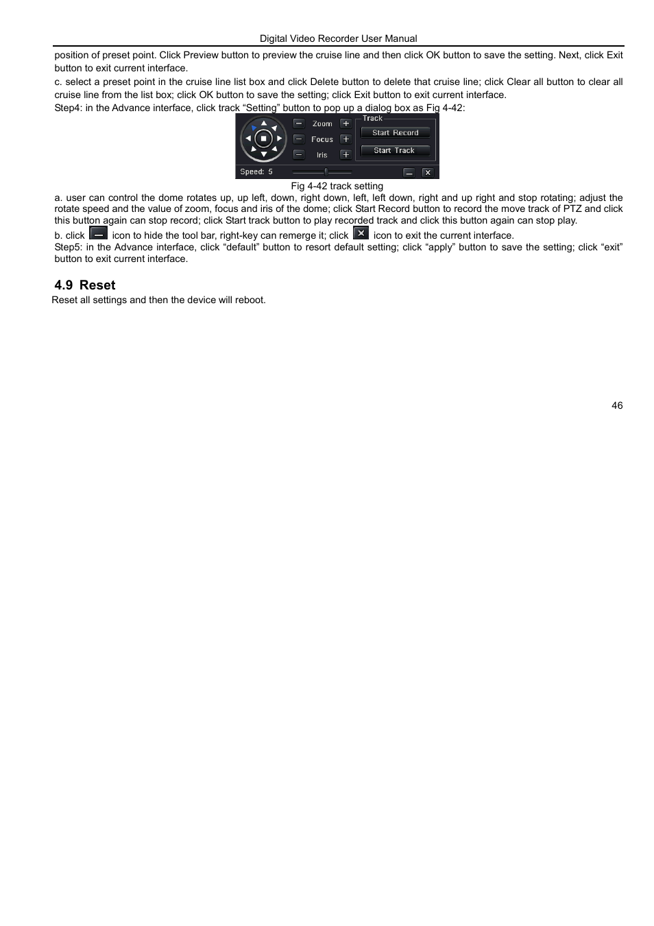 9 reset | LT Security LTD7926 User Manual | Page 52 / 111
