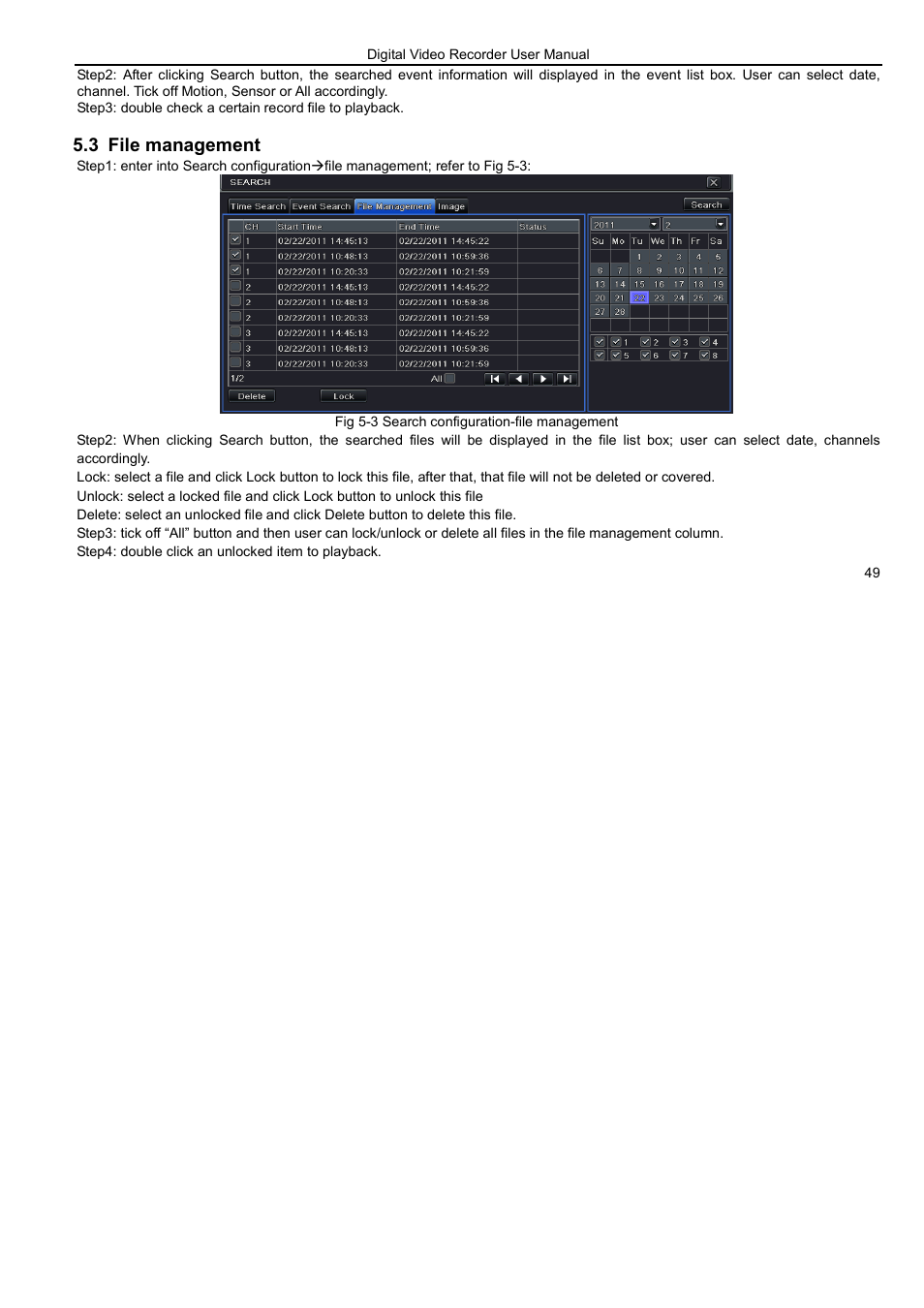 3 file management | LT Security LTD7926 User Manual | Page 55 / 111