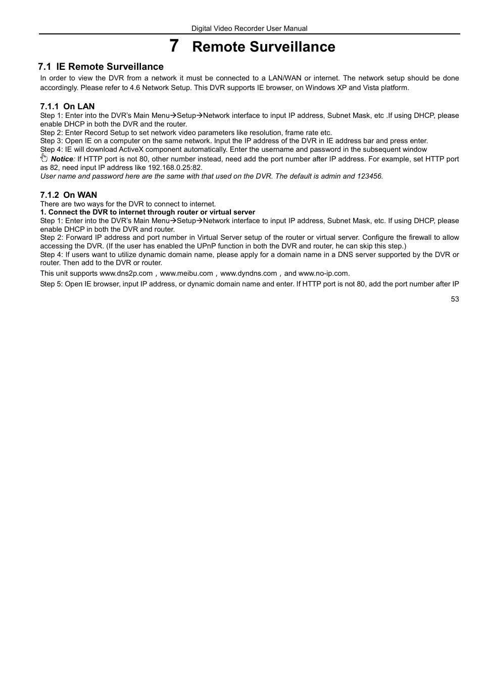 Remote surveillance | LT Security LTD7926 User Manual | Page 59 / 111
