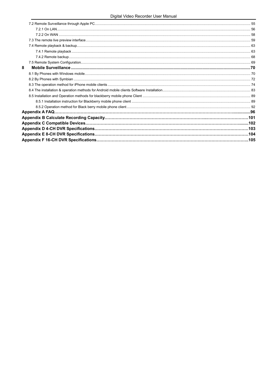 LT Security LTD7926 User Manual | Page 6 / 111