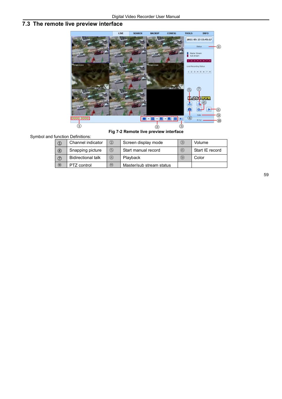 3 the remote live preview interface | LT Security LTD7926 User Manual | Page 65 / 111