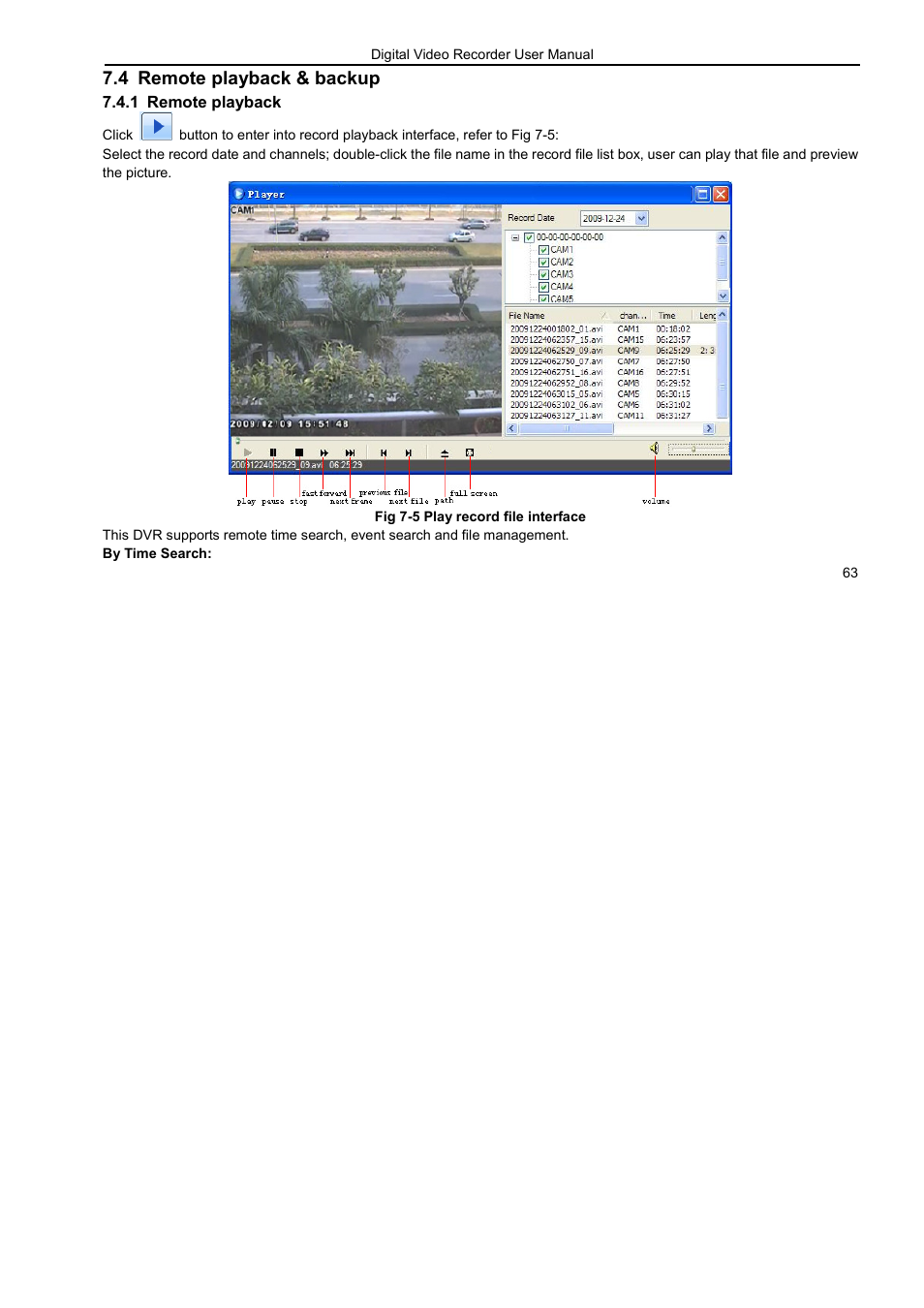 4 remote playback & backup | LT Security LTD7926 User Manual | Page 69 / 111