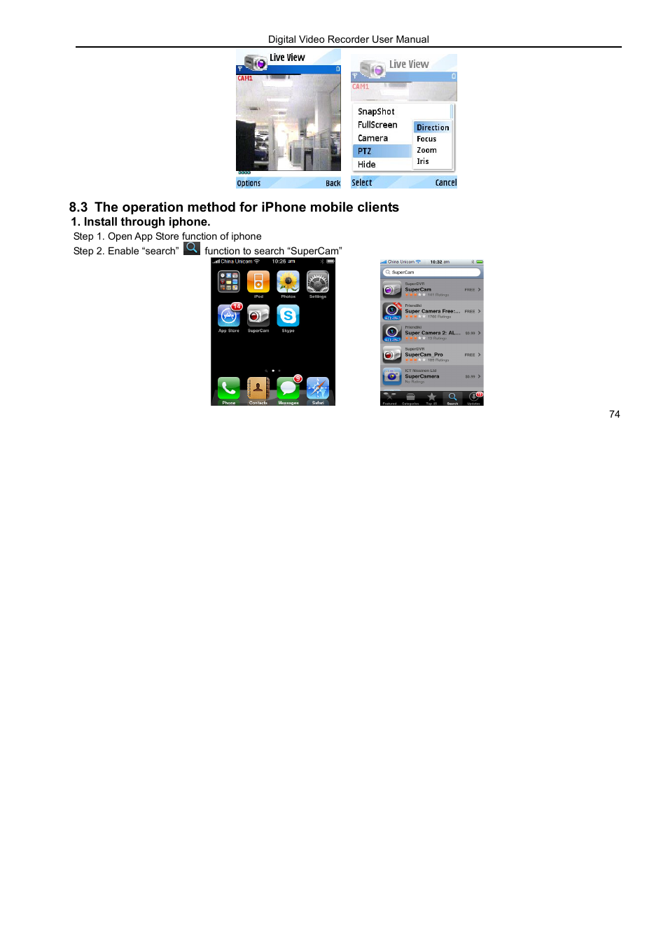 3 the operation method for iphone mobile clients | LT Security LTD7926 User Manual | Page 80 / 111