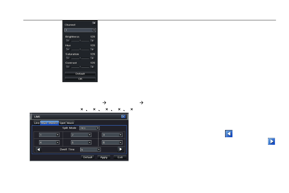 Main monitor, Fig 4-8 live configuration-host monitor, 2 main monitor | LT Security LTD2508SE User Manual | Page 25 / 107