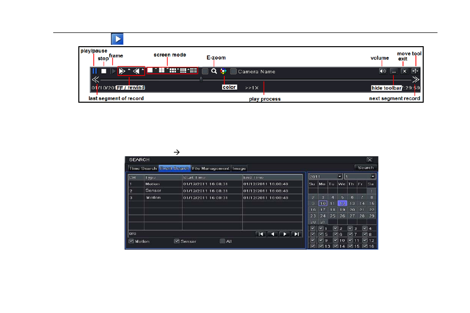 Event search, 2 event search | LT Security LTD2508SE User Manual | Page 51 / 107