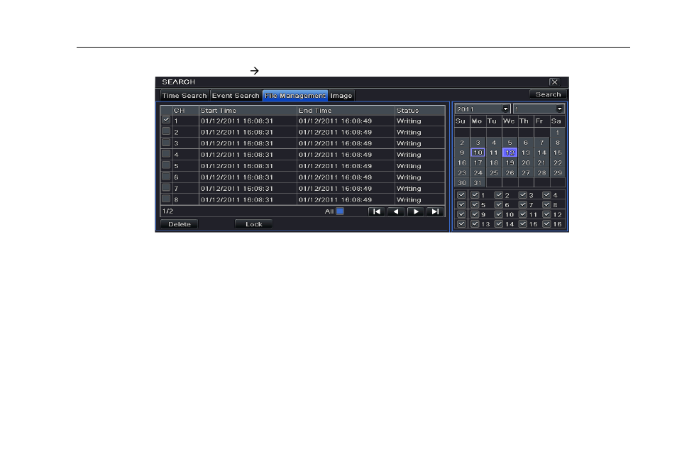File management, Image, 3 file management | 4 image | LT Security LTD2508SE User Manual | Page 52 / 107