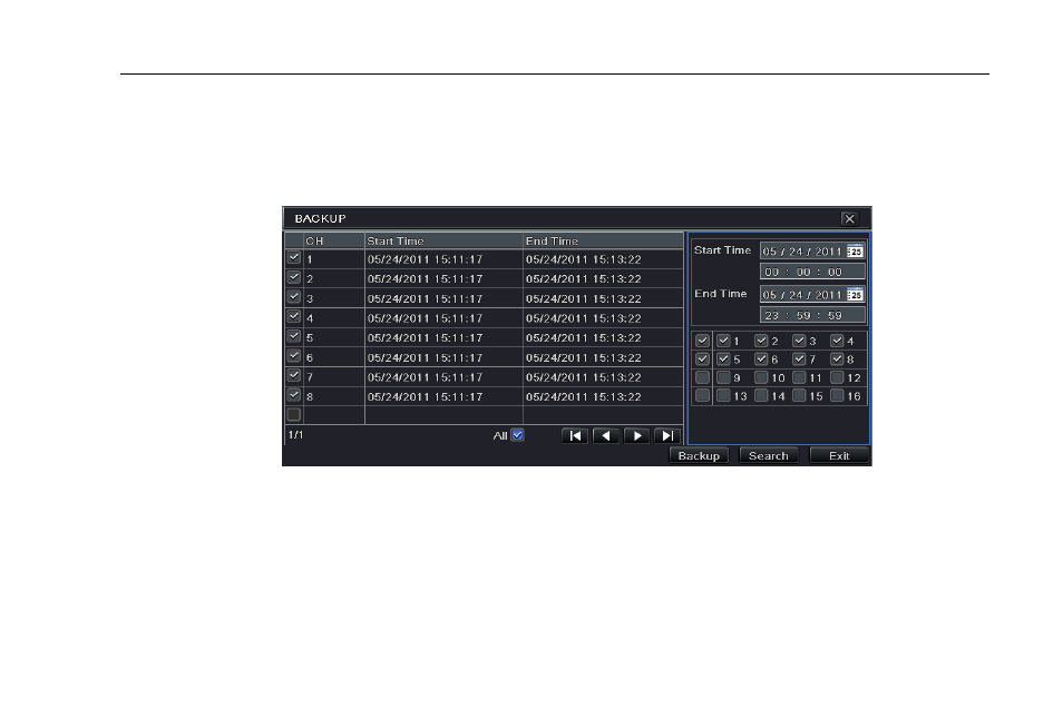 Backup, 5 backup | LT Security LTD2508SE User Manual | Page 53 / 107