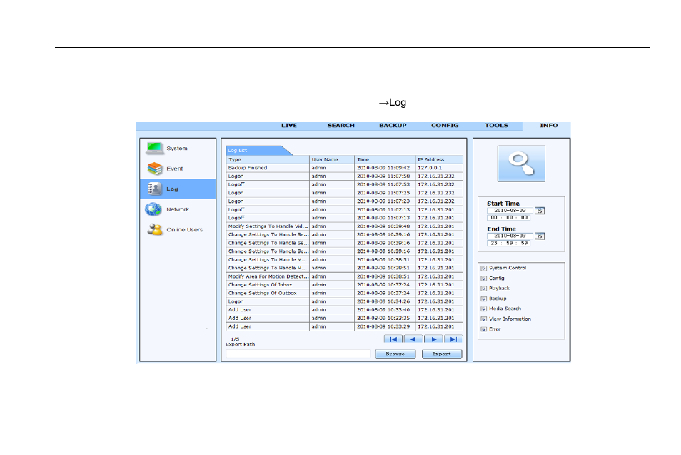 Remote management, Remote information search, 6 remote management | LT Security LTD2508SE User Manual | Page 73 / 107