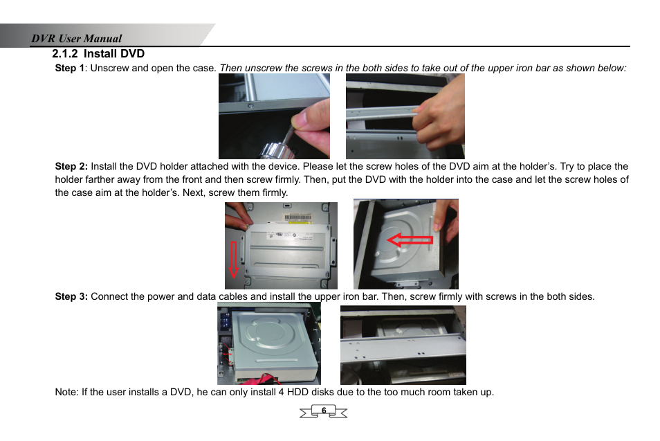 Install dvd, 2 install dvd | LT Security LTD2432MD User Manual | Page 12 / 110