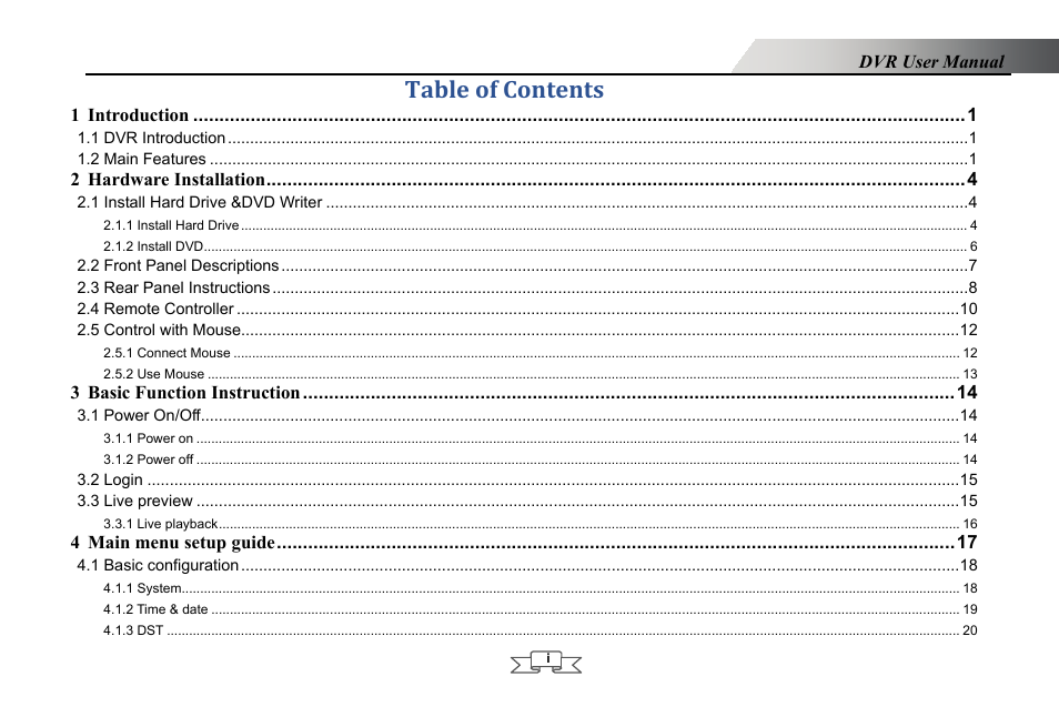 LT Security LTD2432MD User Manual | Page 3 / 110