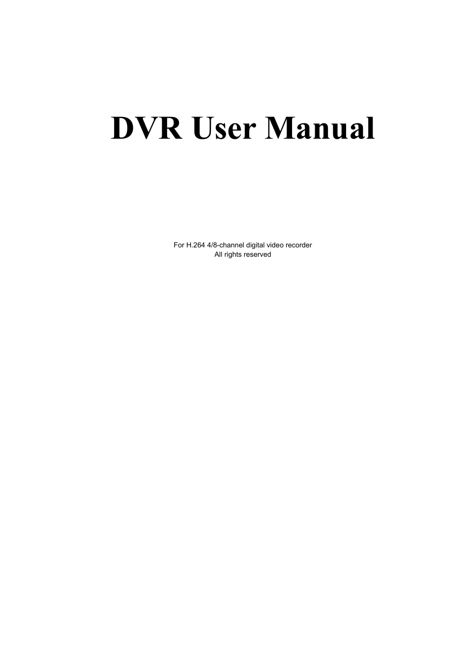 LT Security LTD7904 User Manual | 106 pages