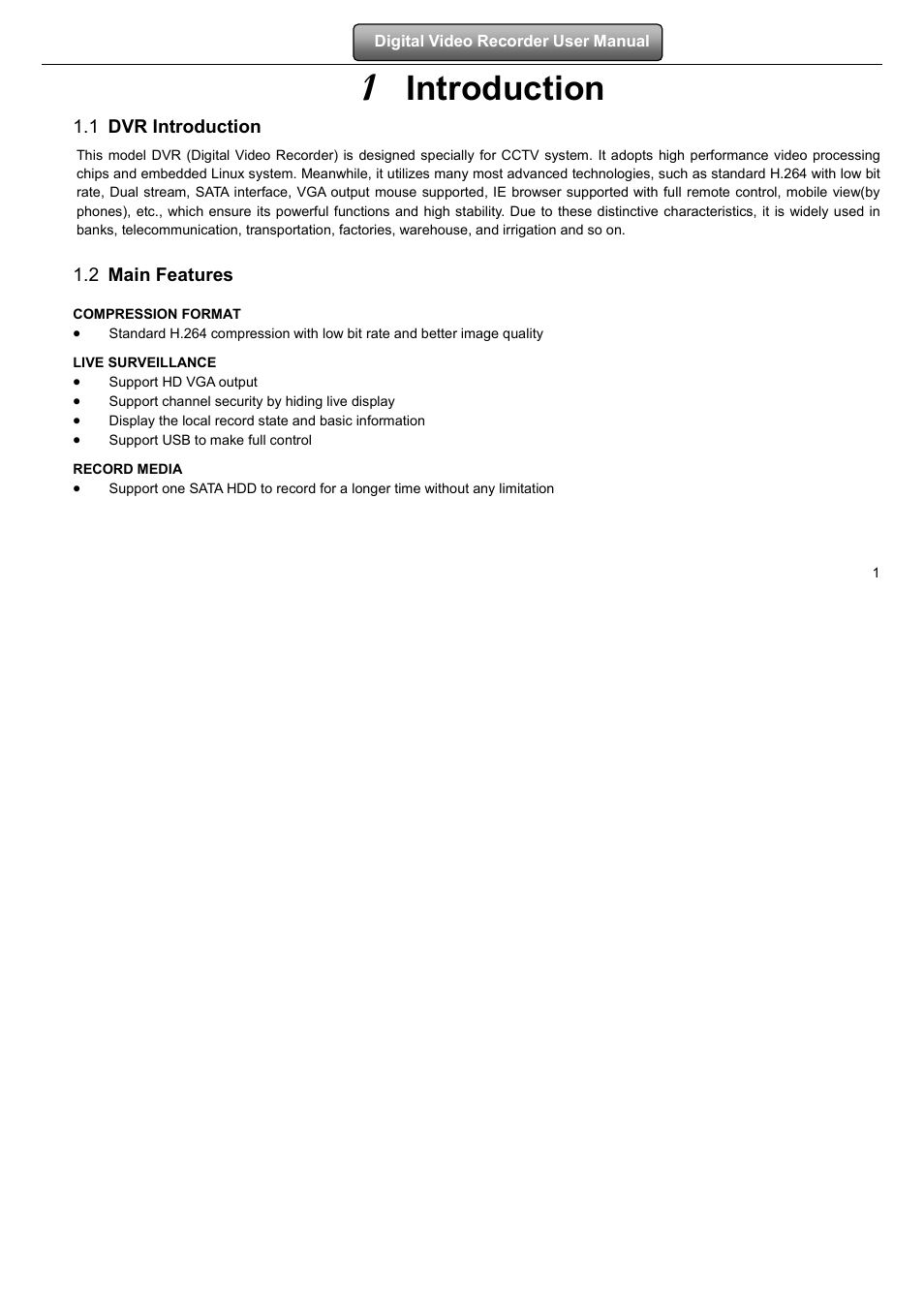 Introduction | LT Security LTD7904 User Manual | Page 7 / 106