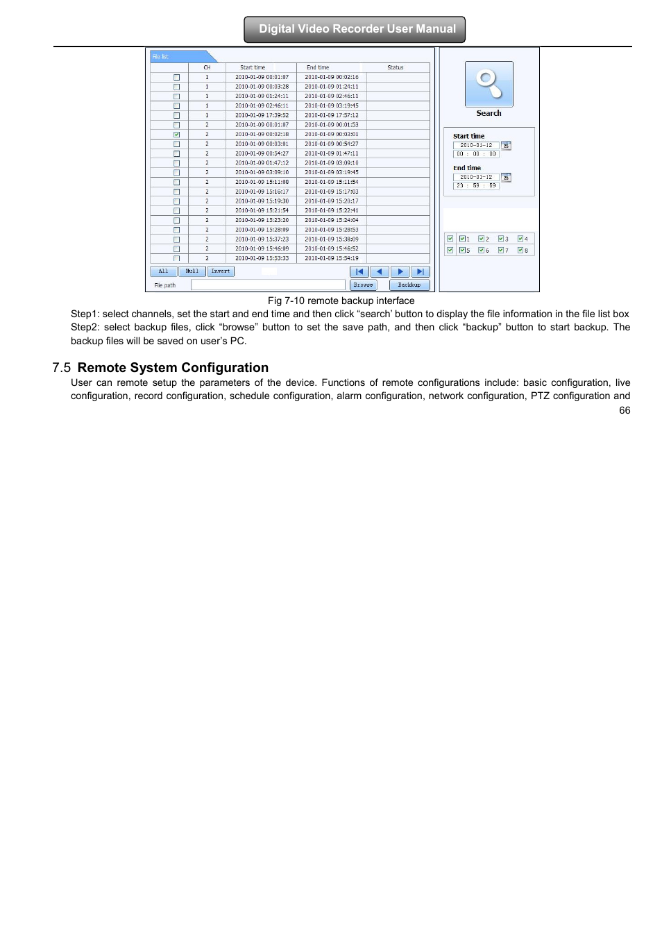 5 remote system configuration | LT Security LTD7904 User Manual | Page 72 / 106