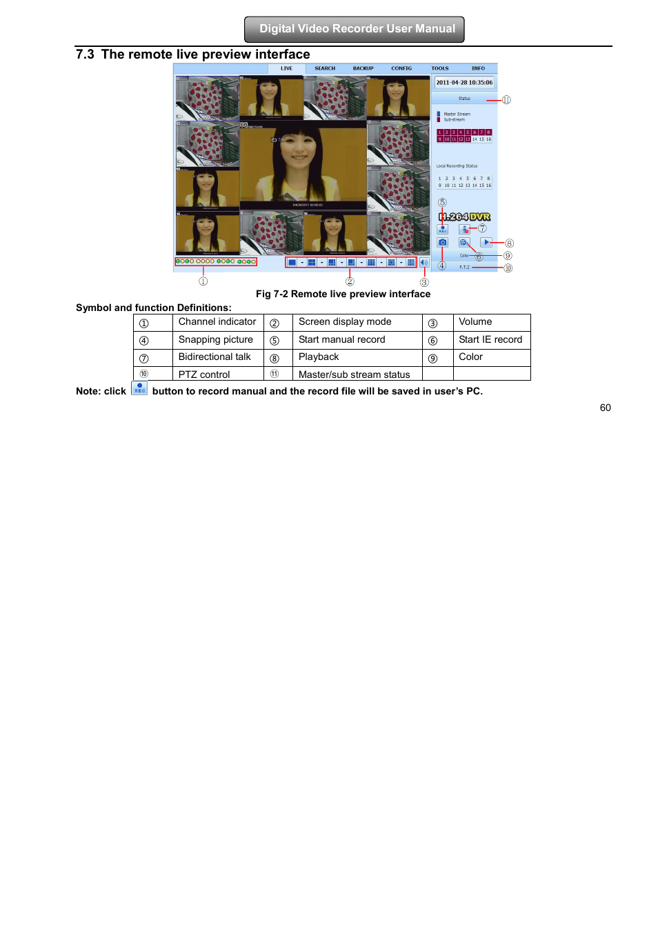 3 the remote live preview interface | LT Security LTD2508FD User Manual | Page 66 / 111