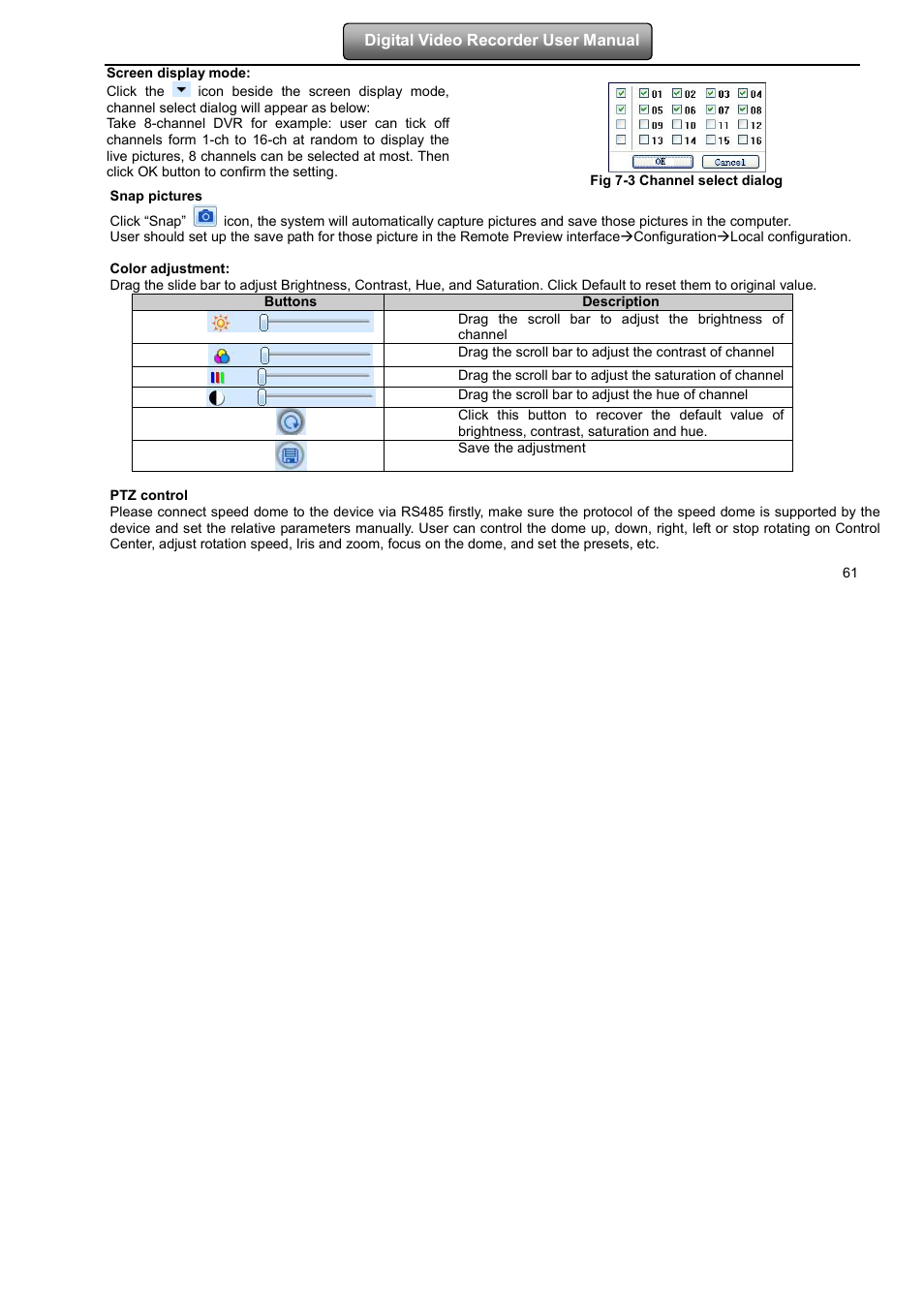 LT Security LTD2508FD User Manual | Page 67 / 111