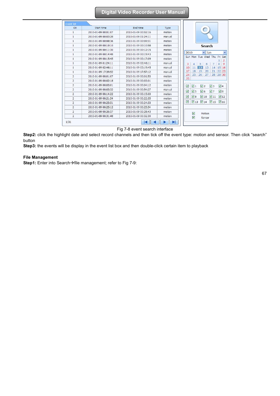 LT Security LTD2508FD User Manual | Page 73 / 111
