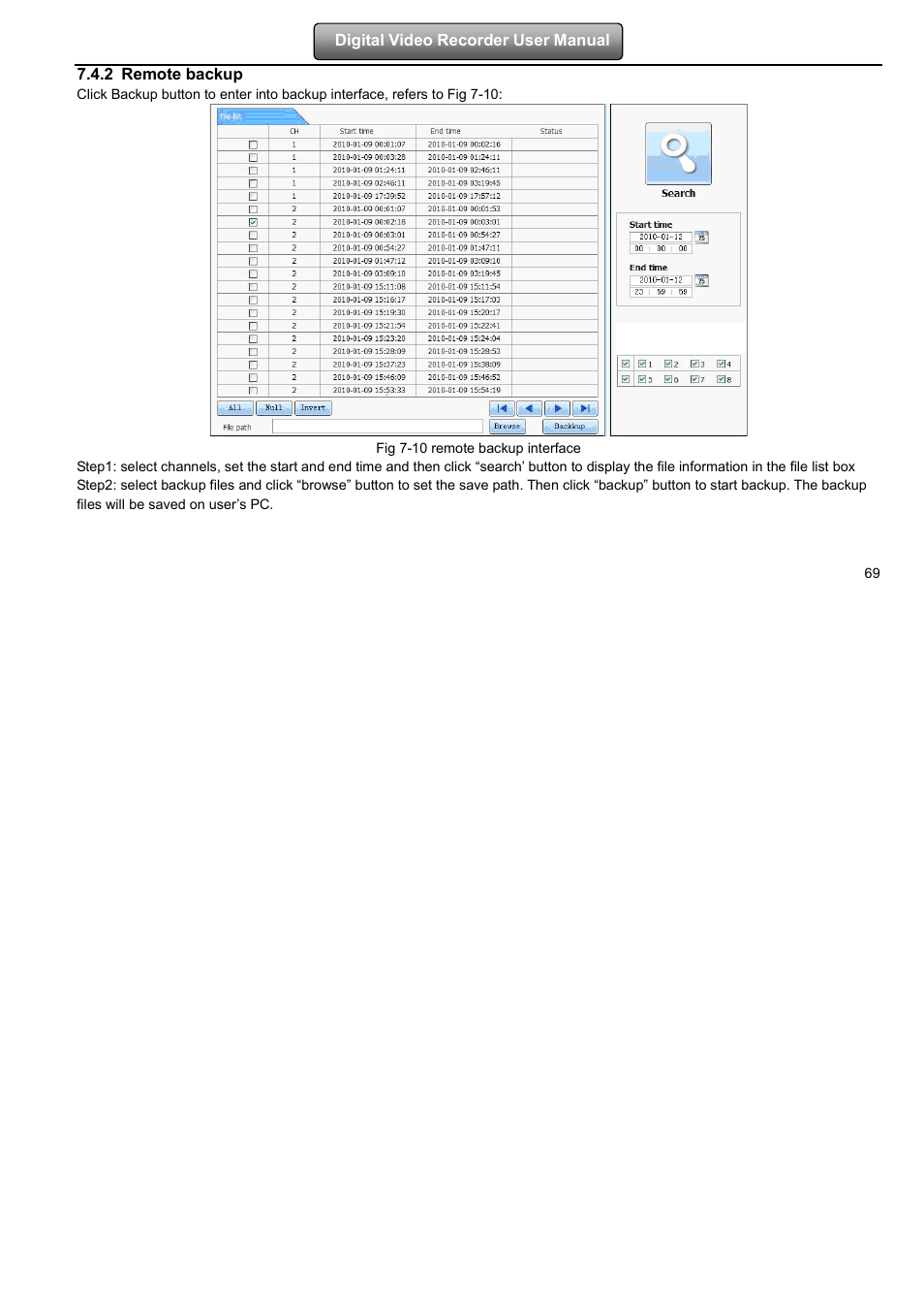 LT Security LTD2508FD User Manual | Page 75 / 111