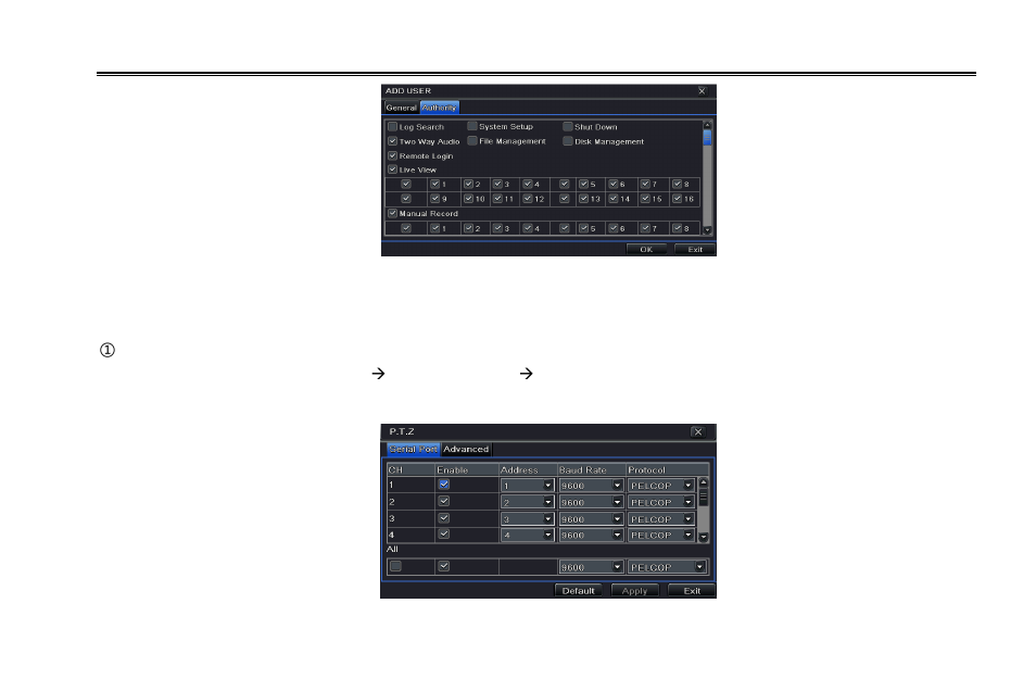 8 p.t.z configuration | LT Security LTD2316ME User Manual | Page 49 / 114