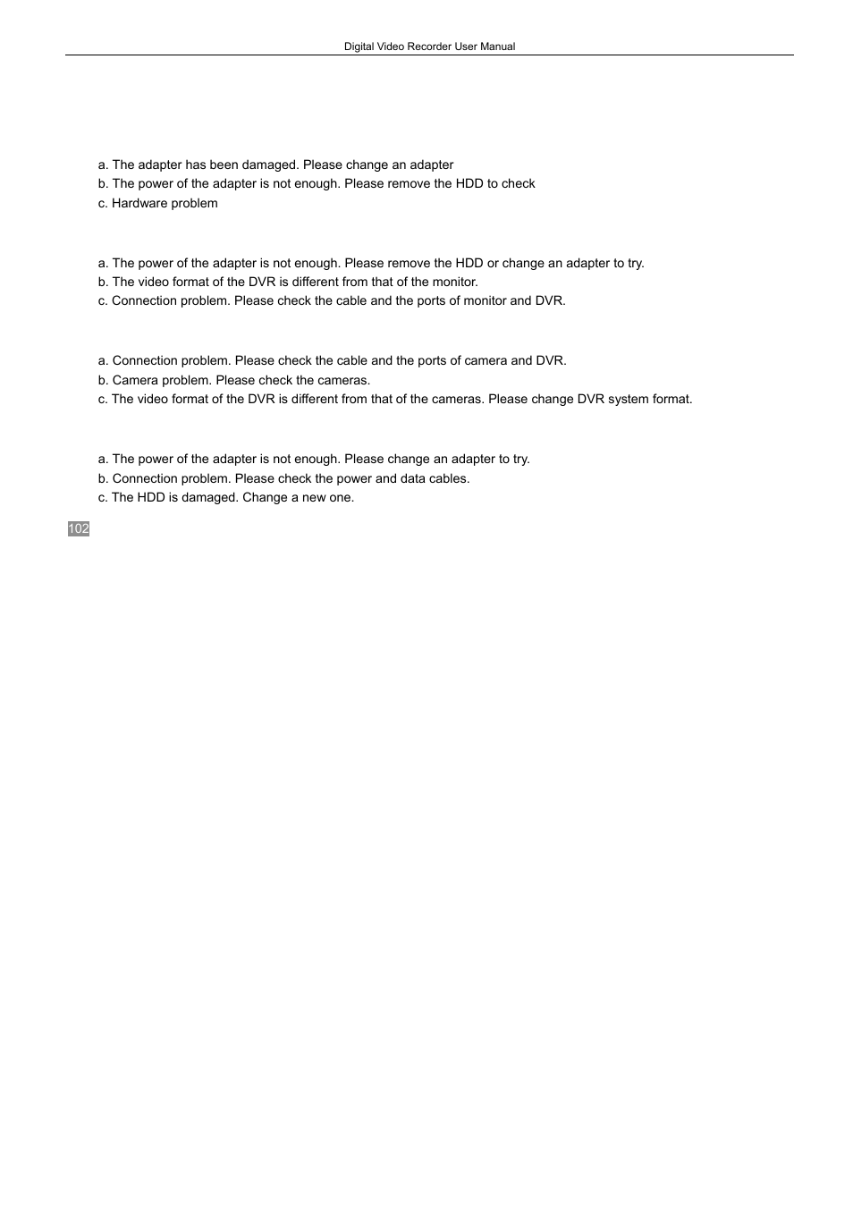 Appendix a | LT Security LTD2408-2416 User Manual | Page 108 / 119
