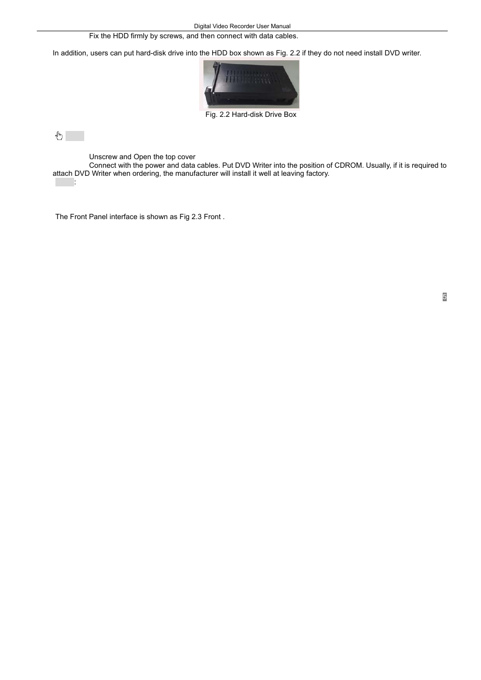 2 front panel instructions | LT Security LTD2408-2416 User Manual | Page 11 / 119