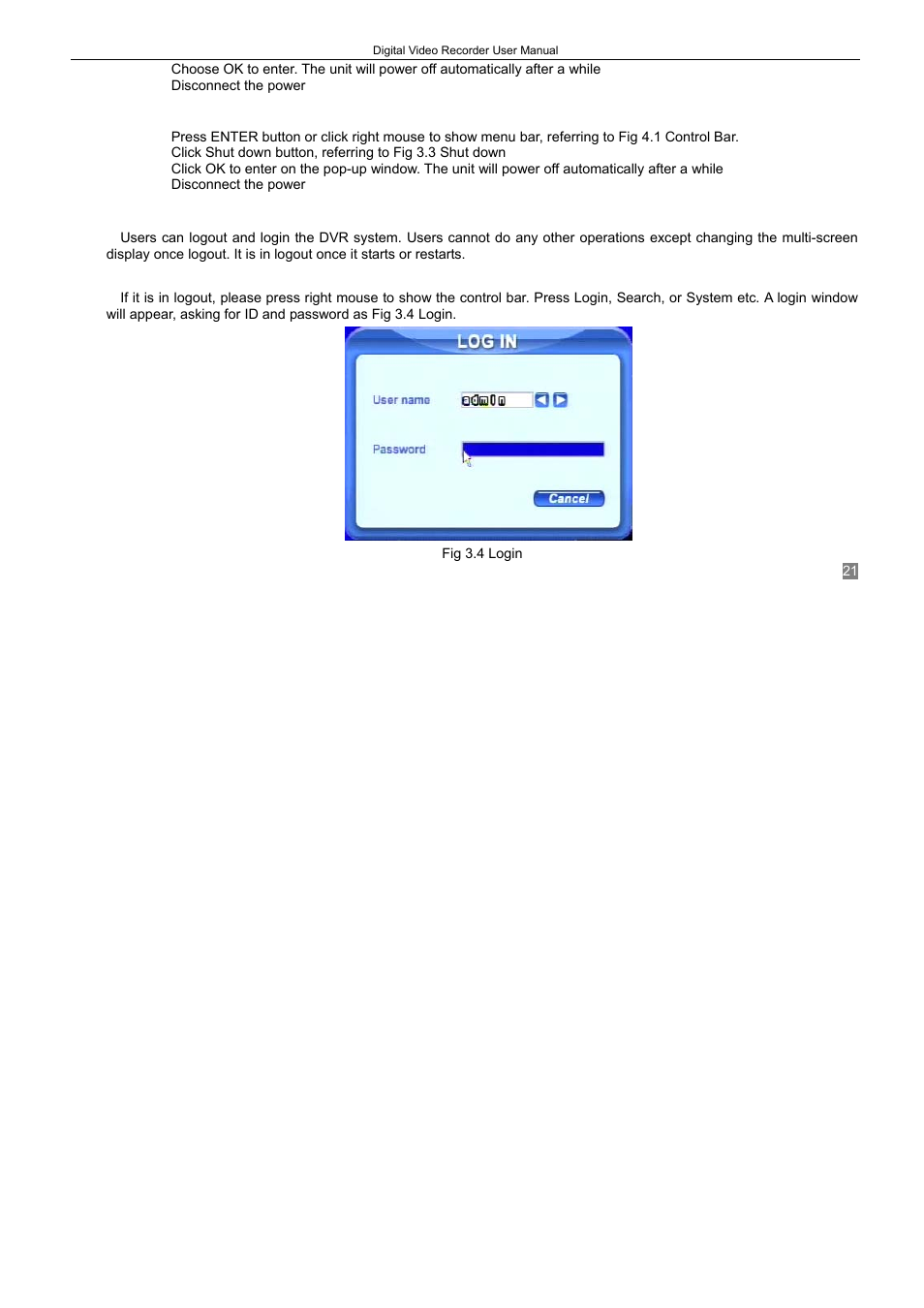 2 login &user management | LT Security LTD2408-2416 User Manual | Page 27 / 119
