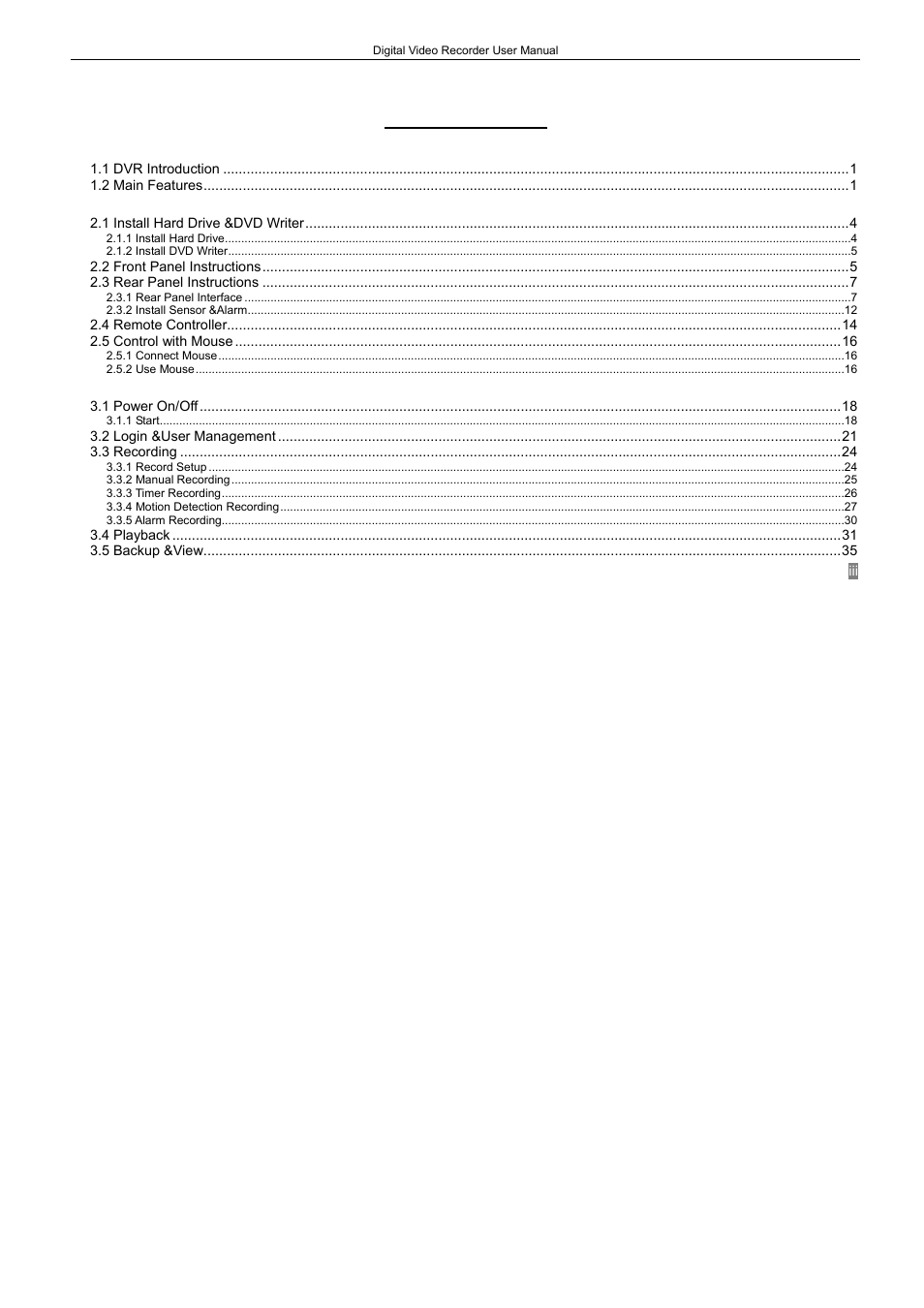LT Security LTD2408-2416 User Manual | Page 3 / 119
