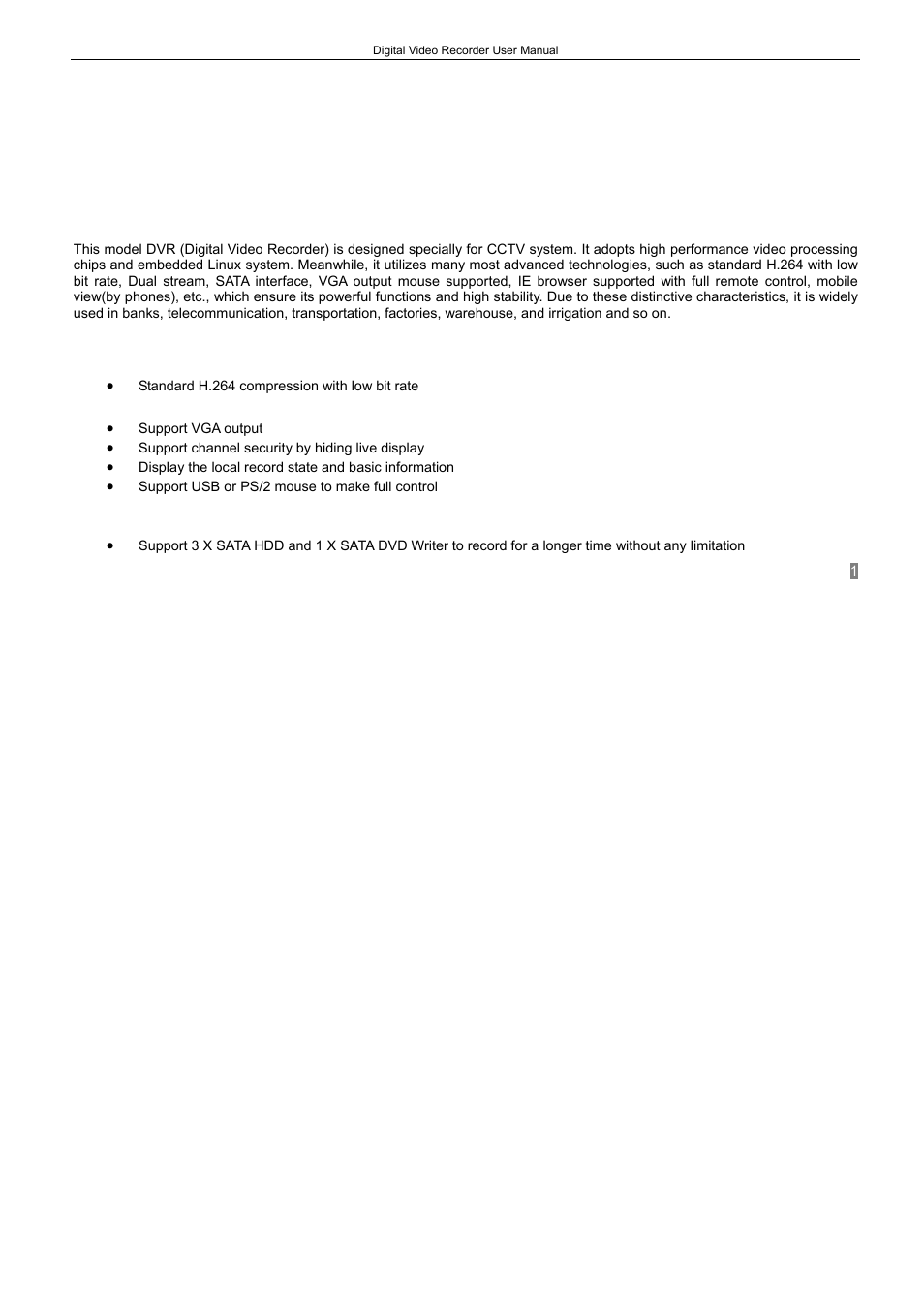 Introduction, Chapter 1 | LT Security LTD2408-2416 User Manual | Page 7 / 119