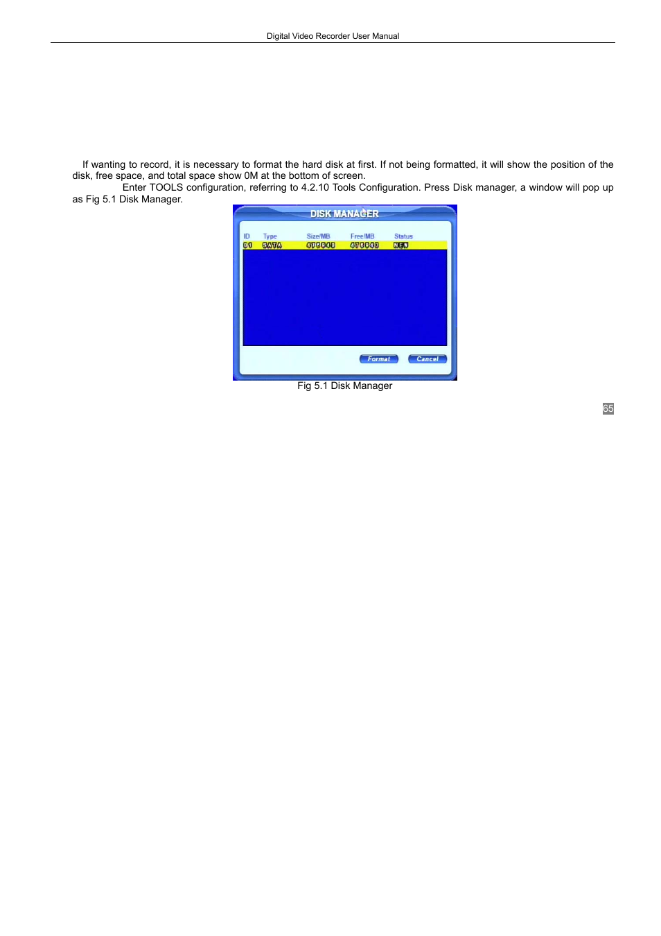 Chapter 5 manage dvr, 1 format hard disk | LT Security LTD2408-2416 User Manual | Page 71 / 119
