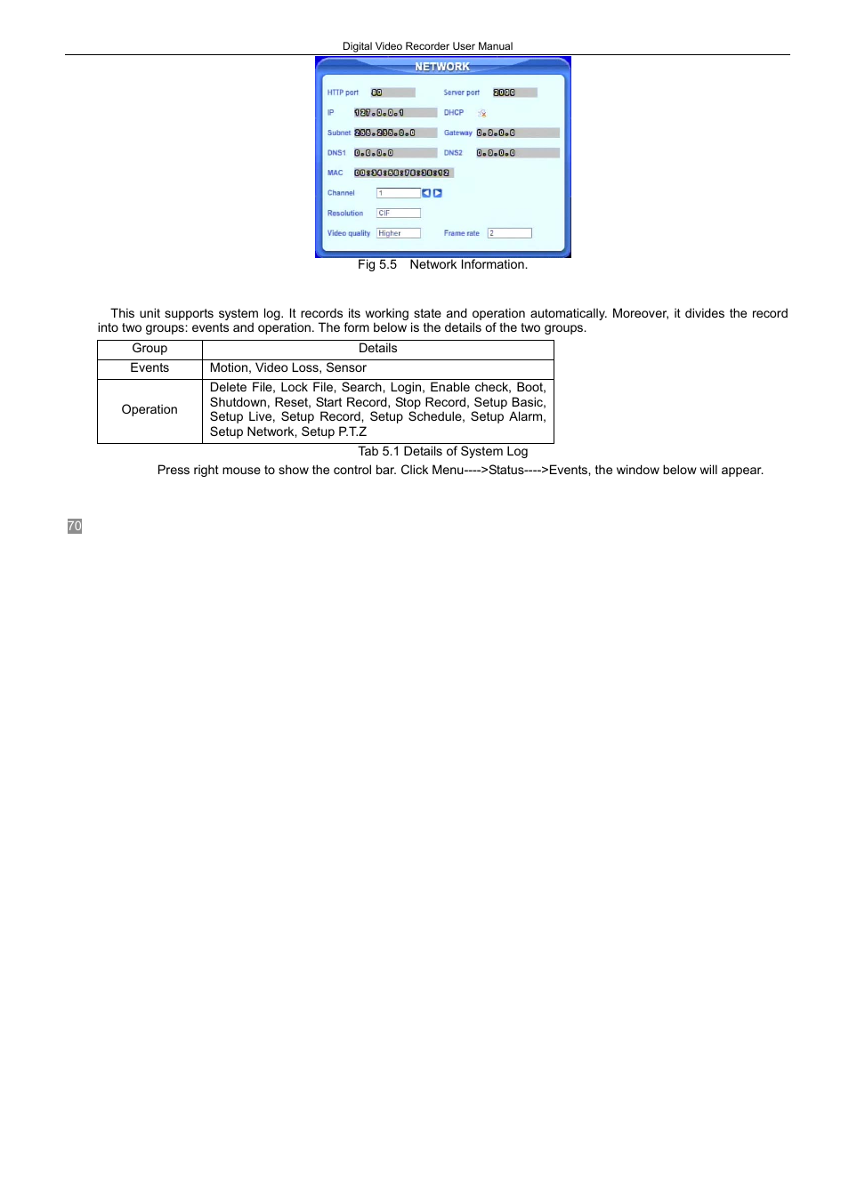 5 check system log | LT Security LTD2408-2416 User Manual | Page 76 / 119